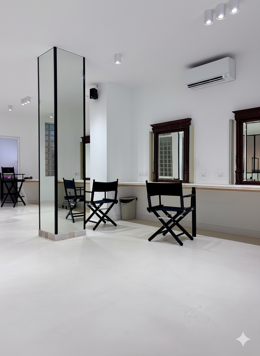 Création loge maquillage